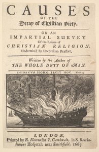 Titelpagina: De Oorzaken van het Verval van Christelijke Vroomheid, 1667