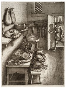 Stad en landmuis door Wenceslaus Hollar