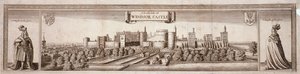 Zicht op de zuidkant van Windsor Castle, Berkshire, ca. 1660