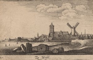Wesel, 1635 door Wenceslaus Hollar