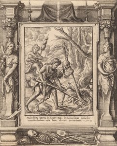 Toen Adam Groef, 1651 door Wenceslaus Hollar