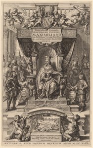 Titelpagina van "Philosophia Universia" door Wenceslaus Hollar after Abraham van Diepenbeeck