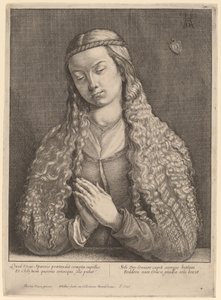 Katharine Furlegerin door Wenceslaus Hollar after Albrecht Dürer