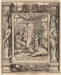 Kind door Wenceslaus Hollar after Hans Holbein the Younger after Abraham van Diepenbeeck