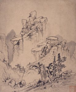 Album met landschapschilderijen
