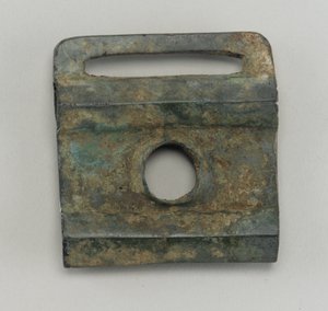 Wagen of harnas fitting (brons) door Western Zhou Dynasty Chinese School