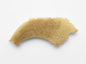Hanger in de vorm van een vogel, een van een paar door Western Zhou Dynasty Chinese School