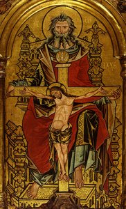 Altaarstuk met de Drie-eenheid, ca. 1250 door Westphalian Master