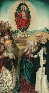 Visioen van de heilige Dominicus van Christus met de drie lansen