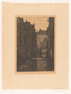 Huizen aan de Voorstraatshaven in Dordrecht (detail)