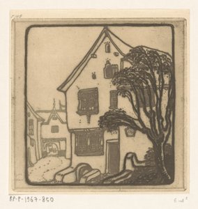 Straat in een stad aan de Moezel