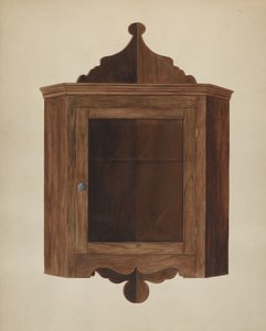 Hangende hoekkast, ca. 1938