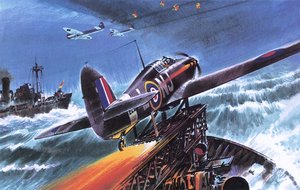 Hawker Hurricane door Wilf (20th century) Hardy