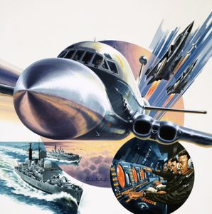 De Nimrod Mark III door Wilf (20th century) Hardy