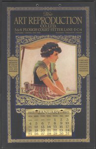 De Kunst Reproductie Bedrijf Kalender, 1925