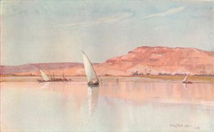 Aan de Nijl, ca. 1900 door Wilfrid Williams Ball