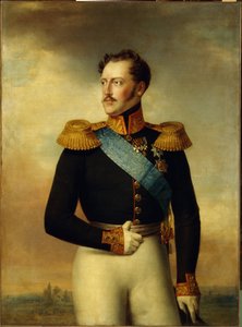 Portret van keizer Nicolaas I door Wilhelm August Golicke