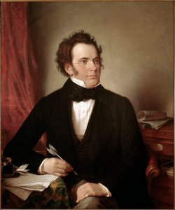 Portret van Franz Peter Schubert