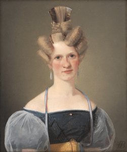 Marie Raffenberg, de verloofde van de kunstenaar