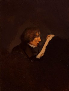 Portret van Heinrich Crola door Wilhelm Bendz