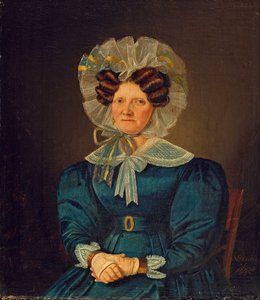 Portret van Mette Sophie Fuglsang, de tante van de kunstenaar door Wilhelm Bendz