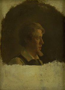 De Duitse schilder Herman Kaufmann