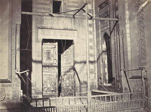 Porte de la Moskee, Sultan Hassan. Partie Inférieure, ca. 1860
