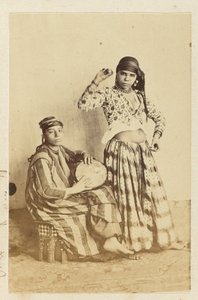[Portret van een man en een vrouw]. door Wilhelm Hammerschmidt