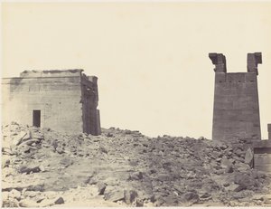 Tempel van Dandour in Nubië, 1860s