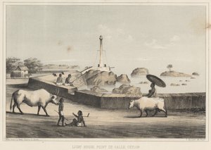 Vuurtoren, Point de Galle, Ceylon, 1855
