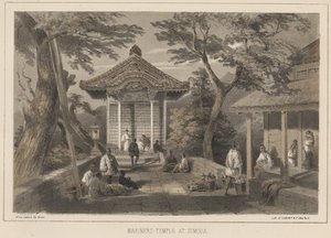Mariners Tempel in Simoda, 1855