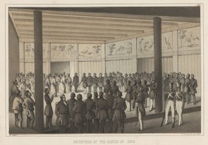 Ontvangst in het Kasteel van Shui, 1855 door Wilhelm Joseph Heine