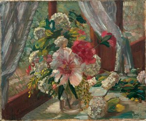 Bloemenstuk door Wilhelm Legler