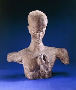 Hoofd van een denker door Wilhelm Lehmbruck