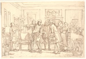 De zorgeloze, I, 6 door Wilhelm Marstrand