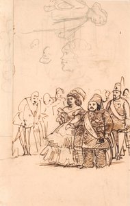De Turkse Prins Mehemet Aly als Graaf Danners Kavalier tijdens zijn Bezoek aan Kopenhagen, mei 1859