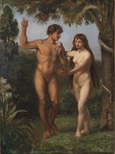Eva verleidt Adam