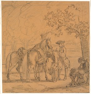Frederik V. verleent de aanvraag van de theoloog, (C. D. Biehls Brieven, uitgegeven 1865)