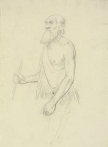 Oude bedelaar door Wilhelm Marstrand