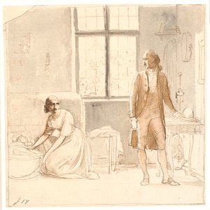 Goethe bij de weduwe in Rome