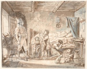 De terugkeer naar de moederlozen door Wilhelm Marstrand