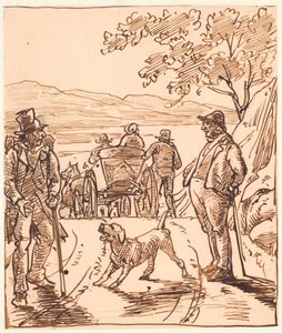 Landschap met Dalboer en ambachtsman
