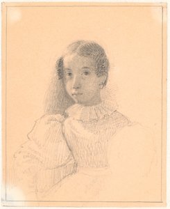 Portret van Adelaide Emilie Waagepetersen door Wilhelm Marstrand