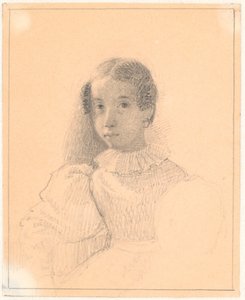 Portret van Adelaide Emilie Waagepetersen door Wilhelm Marstrand