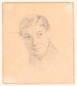 Portret van Lorentz Ludvig Mozart Waagepetersen door Wilhelm Marstrand
