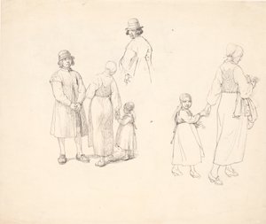 Studieblad met Dalarfolk