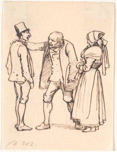 De schoonzoon door Wilhelm Marstrand