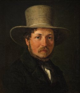 De schilder Christen Købke door Wilhelm Marstrand