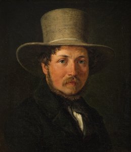 De schilder Christen Købke door Wilhelm Marstrand