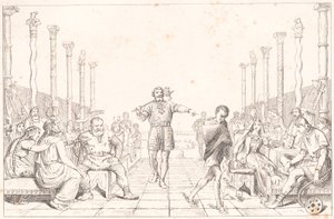 Het feest van Ægir door Wilhelm Marstrand